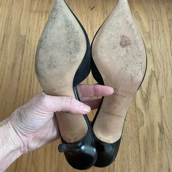 Retro/Vintage Kate Spade kitten heel mule 8.5 - Picture 8 of 9